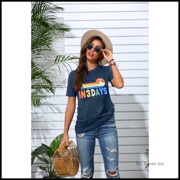 Cotton Blend Christian Easter T-Shirt He is Risen Graphic Print - Picture 4 of 6